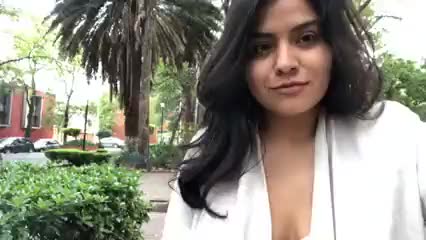 hot nri babe revealing in public place