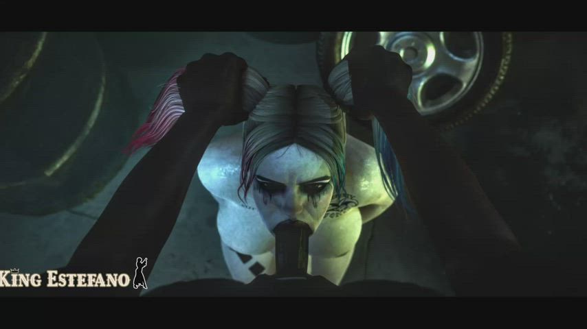 Harley Quinn caught in an alley (King Estefano) [Injustice]