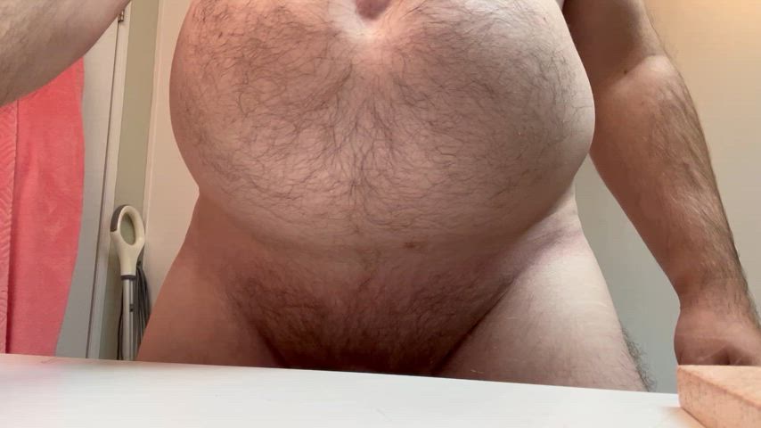 belly button big dick chubby fetish thick thick cock thick thighs belly edging clip