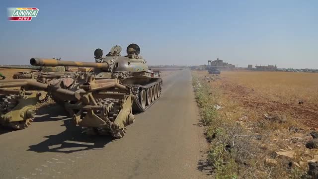 "Tiger Forces" advancing towards Saida,  Daraa Governorate, Syria