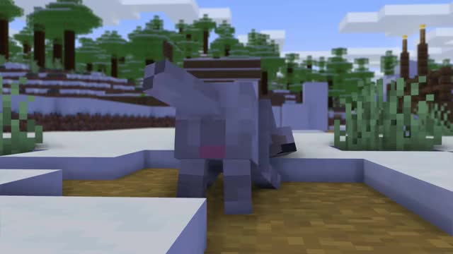 Minecraft Wolf Tailwag Female