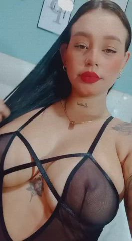 Lingerie Nipples Sensual Tattoo Webcam clip