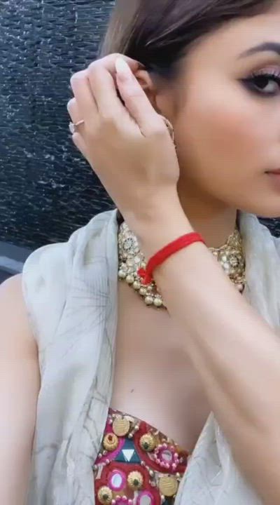 Mouni Roy giving a nice view of her milky tits,knows how to drain our balls. My favourite
