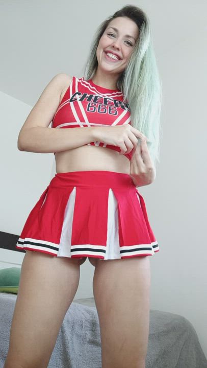 Do you think the red uniform looks good on my pale ass?