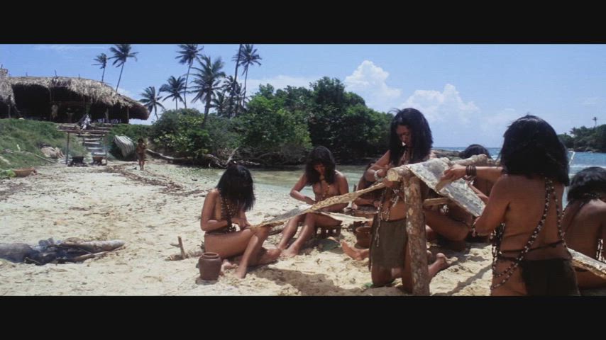 Ratna Assan's lovely loincloth in Papillon (1973)