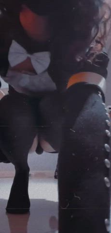 ass femboy knee high socks clip