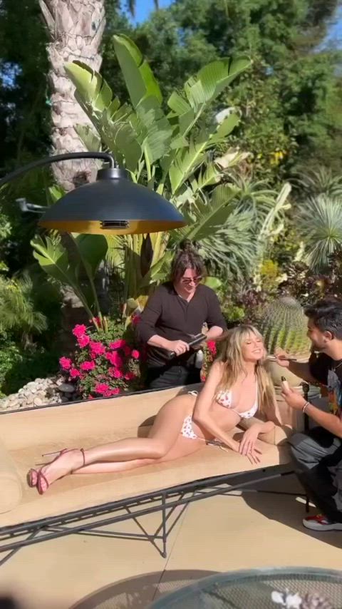 bikini celebrity heidi klum nsfw sexy clip