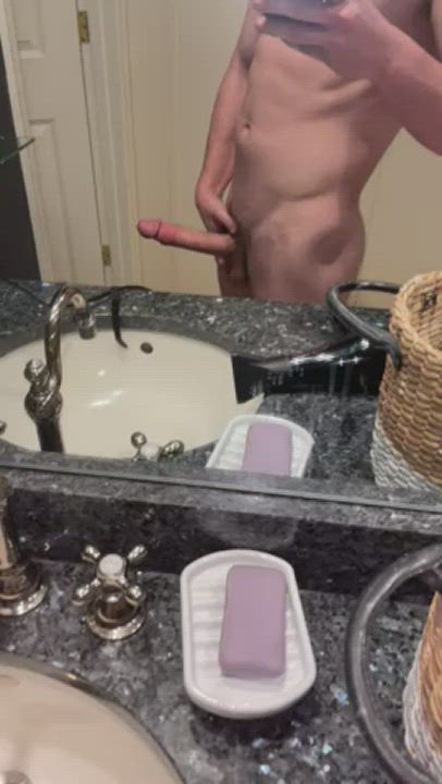 My giant cock and toned abs ??