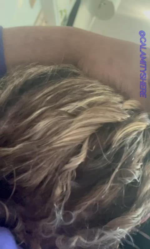 big dick blonde blowjob deepthroat drooling selfie spit silly clip