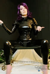 Sit and quiver while you wait for your punishment, slut