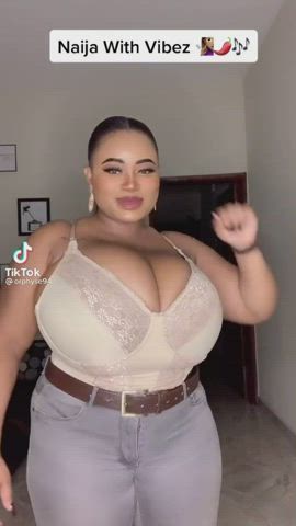 Bra Huge Tits Jiggling clip