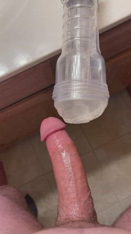 Big Cock vs Clear fleshlight