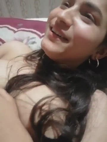 Desi girl asking for tissue in hindi after bf cums in her body[All video Link👇]