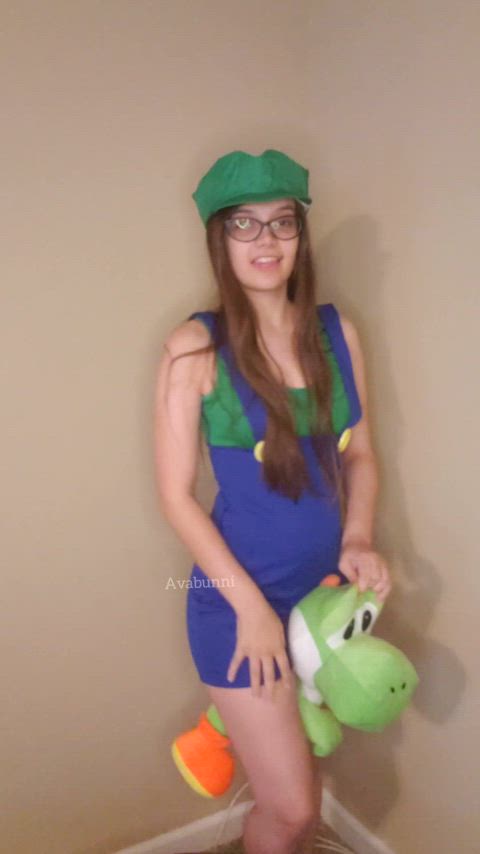 amateur brunette clothed clothing cosplay cute nerd petite sfw solo adorable-porn