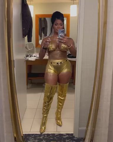 The rapper Joseline Hernandez has a thick veiny dick and some heavy hanging balls.
