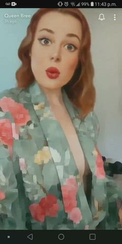 Cartoon Natural Tits Redhead clip