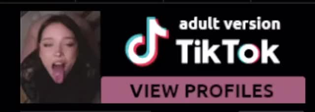 Hot TikTok ad on pornhub