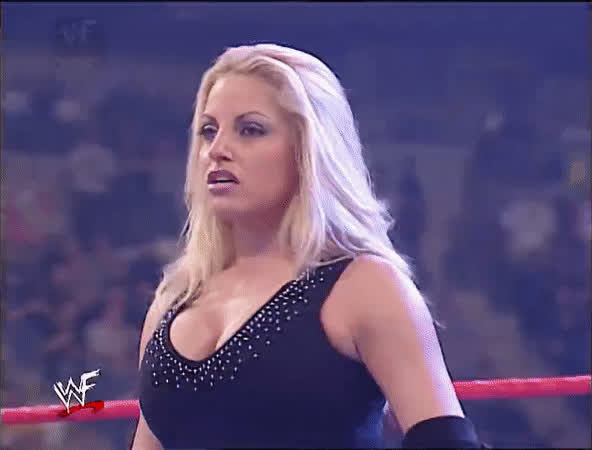 big tits blonde trish stratus wrestling clip