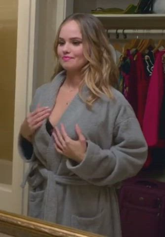 cleavage debby ryan ginebra bellucci clip