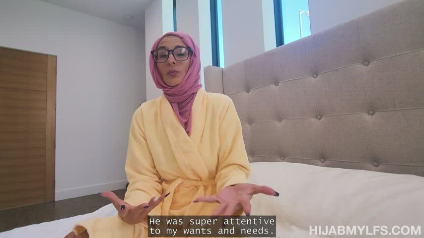 Petite Hijab MILF Rides POV
