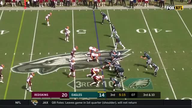 Redskins v Eagles DeSean Jackson catch