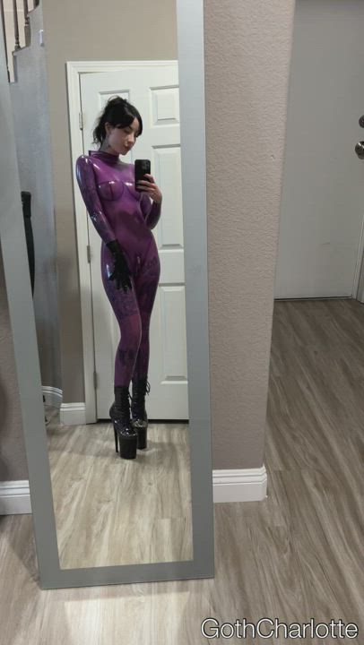 I need some help zipping up my translucent catsuit