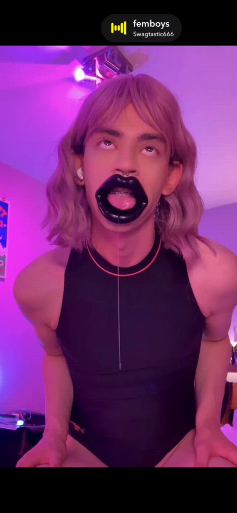 braces drool femboy feminization gooning sissy twink r/gooned femboys feminization-sissy-captions