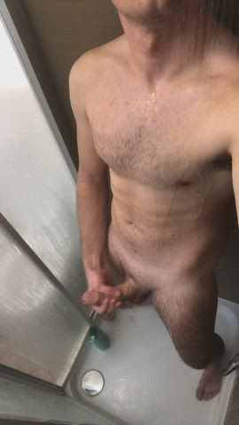 masturbating shower teen massive-cock clip