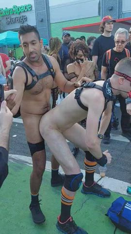 folsom 2022 fun in front of a crowd