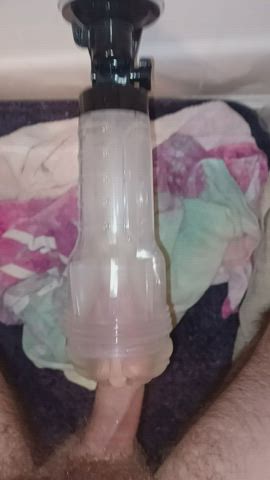 Fucking my fleshlight ice and blowing a thick load