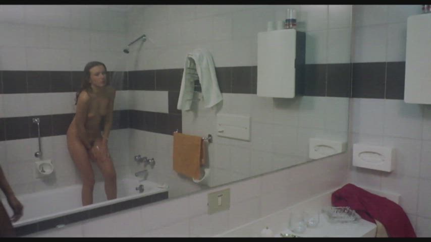 celebrity cinema italian lesbian nudity shower vintage clip