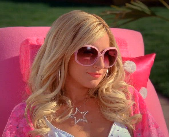 ashley tisdale celebrity feet female glasses clip