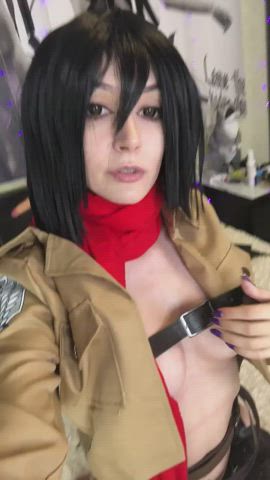 Mikasa from Attack on Titans by Purple Bitch