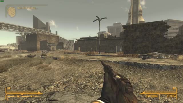 [Fallout: New Vegas] When the recoil is so strong it shatters reality itself