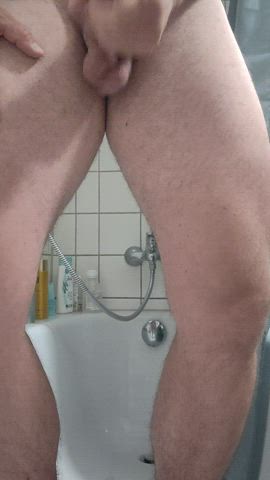 cock masturbating shower clip