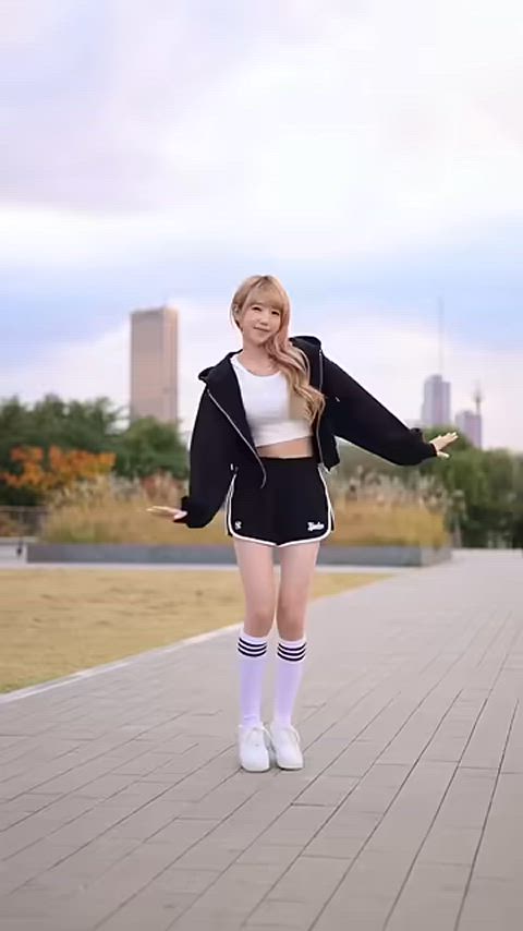 asian blonde dance dancer dancing japanese clip