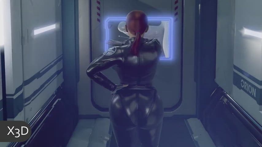 3d animation cleavage huge ass huge tits rule34 scarlett johansson tights clip