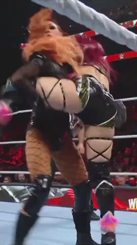 asian ass booty cute japanese pale thick thighs wrestling clip