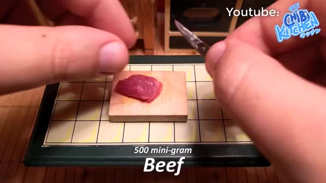 1 Minute Mini Recipes! Korean BBQ Beef, Bulgogi  |  ミニ料理 プルコギ | 