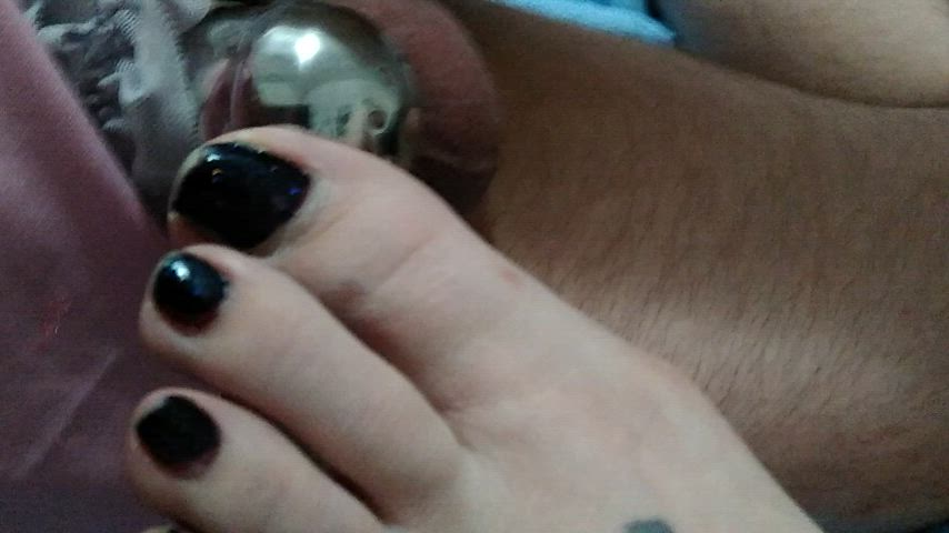 Chastity Foot Sissy clip