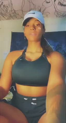 Ebony Tits Solo clip