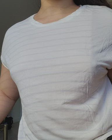 a white shirt and hard nips is the best combo 😋