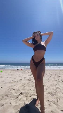 Beach Bikini Model clip