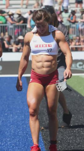 abs australian fitness muscles muscular girl clip