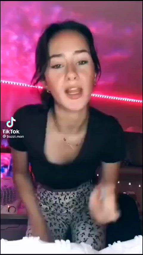 boobs booty cute girls pretty sensual starlet teasing teen tiktok clip