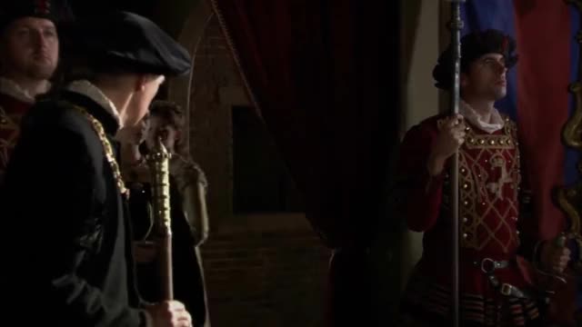 Anne Boleyn entering in the Tudors