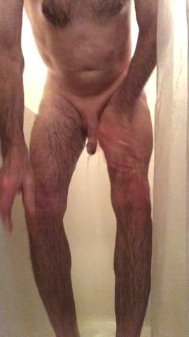 amateur cock jerk off masturbating sex sexy shower solo clip