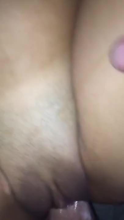 Clean Shaved Creamy Asian Pussy Gets Fucked Raw By Fat White Cock!