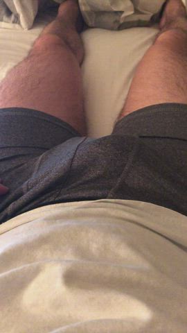 I wish someone else was around to play with my bulge