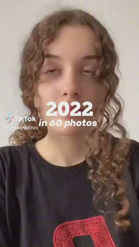 amateur ass brunette curly hair curvy teen tiktok clip